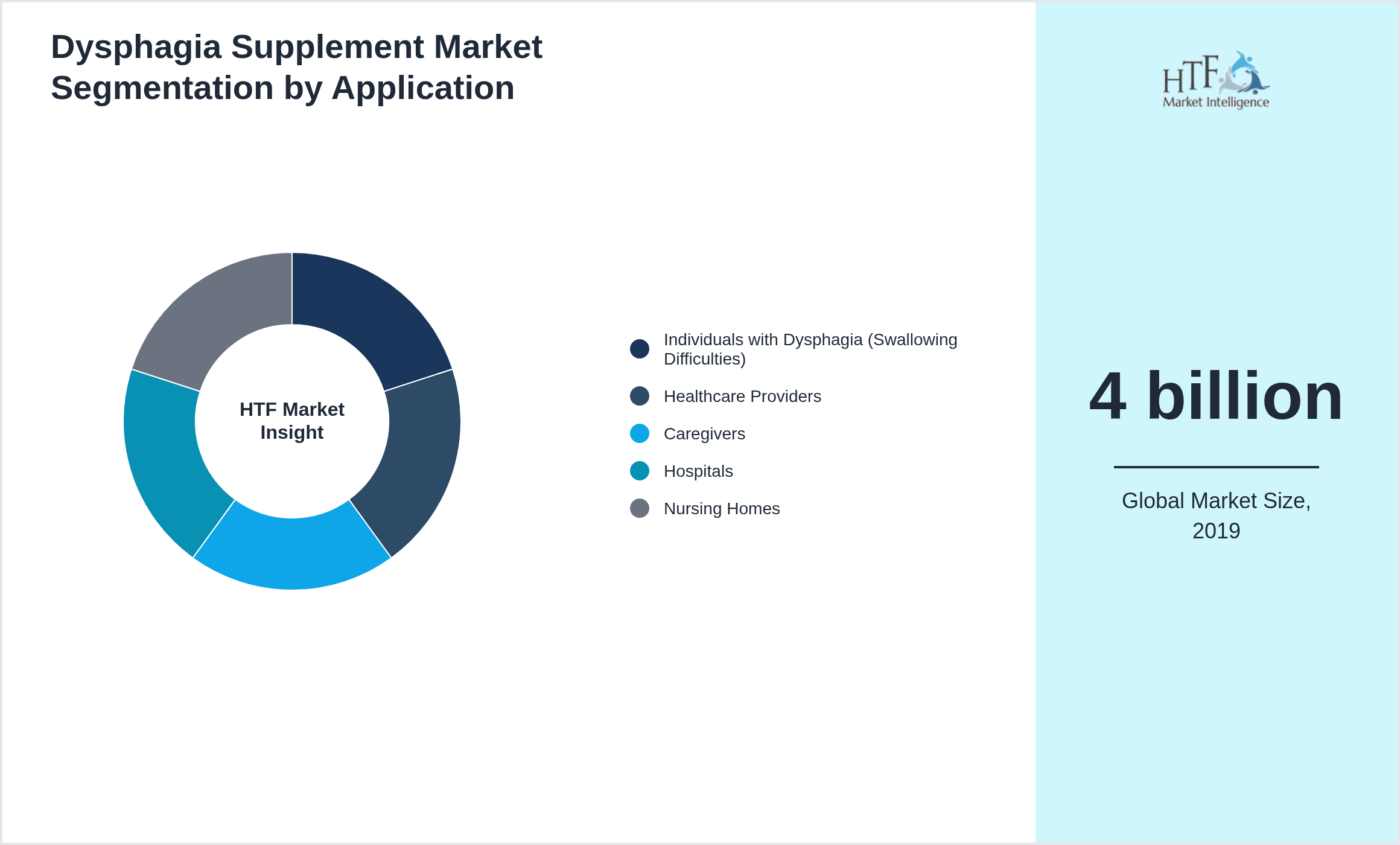 Dysphagia Supplement Market growth by Individuals with Dysphagia (Swallowing Difficulties), Healthcare Providers, Caregivers, Hospitals, Nursing Homes