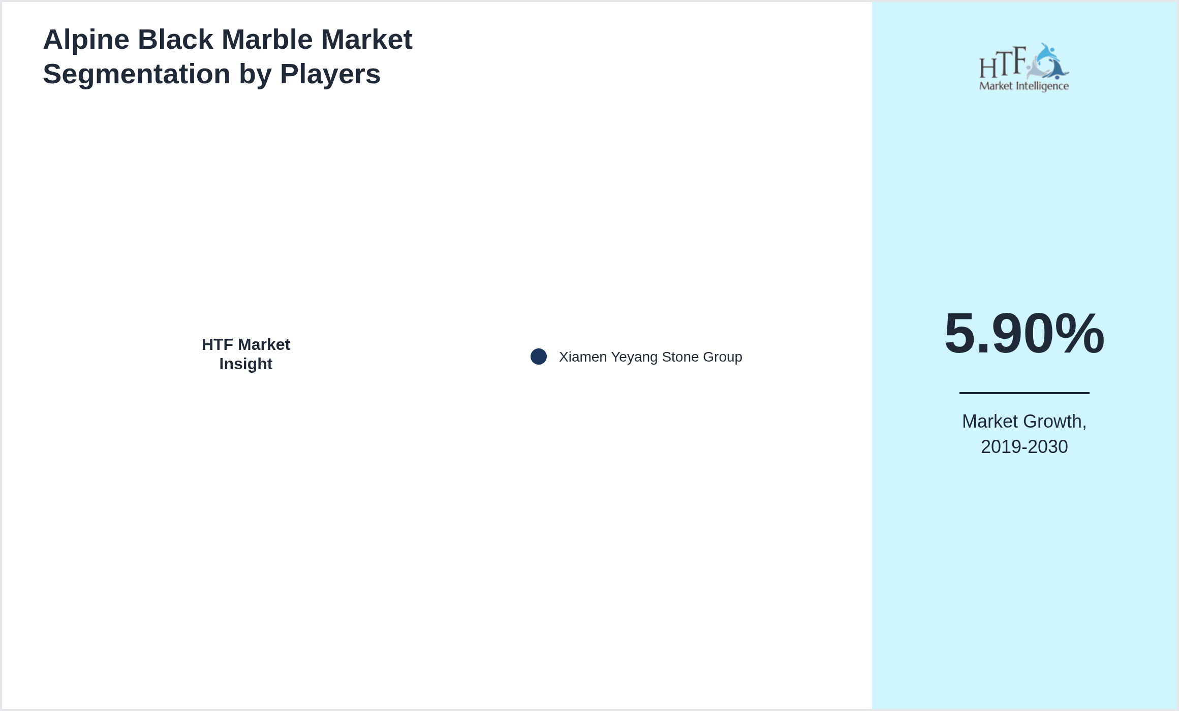 Alpine Black Marble Market share by key players