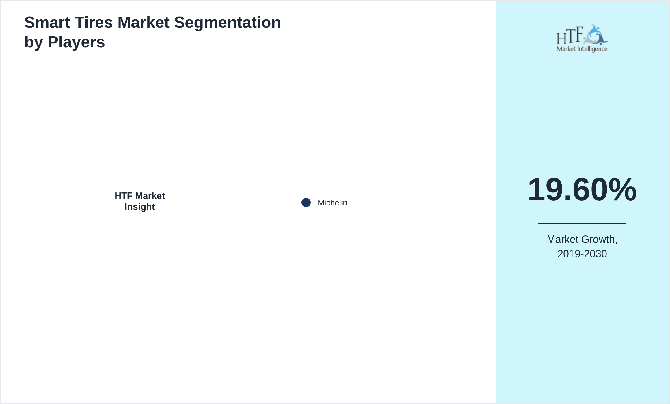 Smart Tires Market share of Michelin