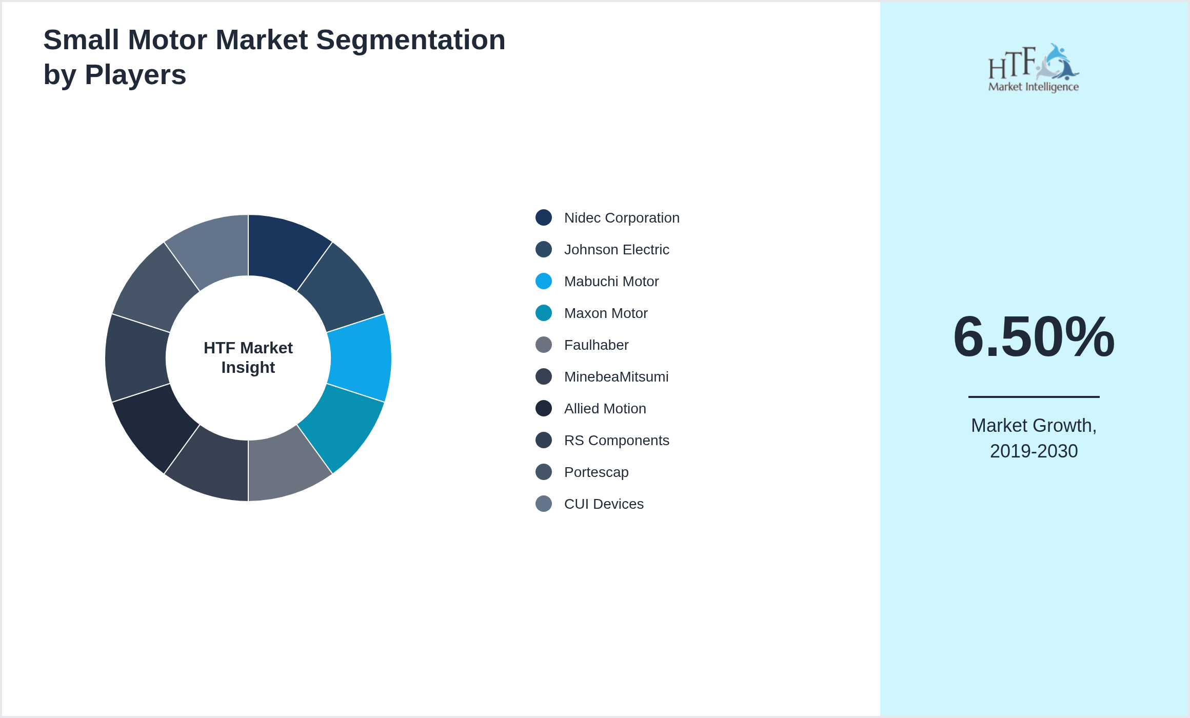 Small Motor Market share by key players