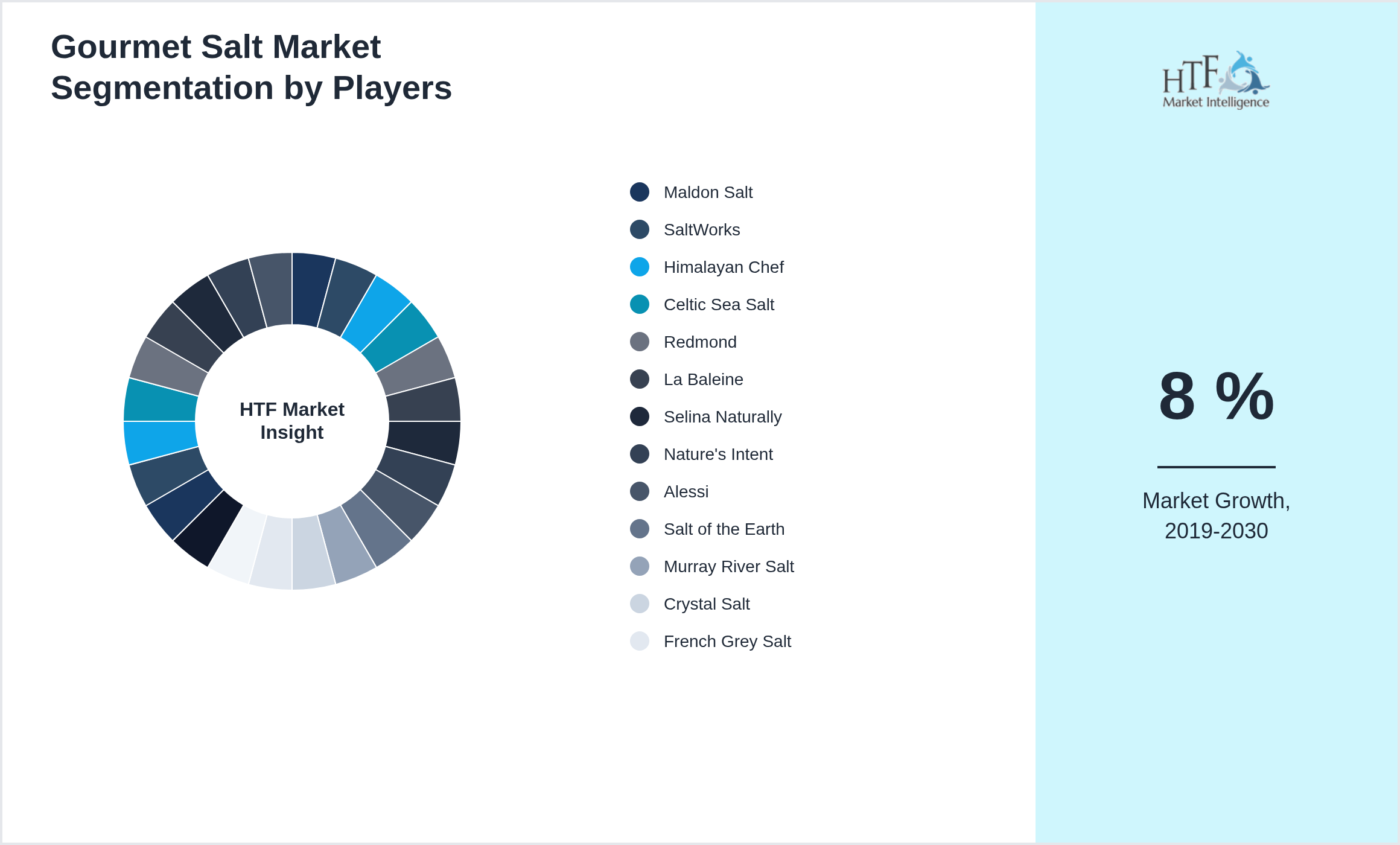 Gourmet Salt Market share by key players