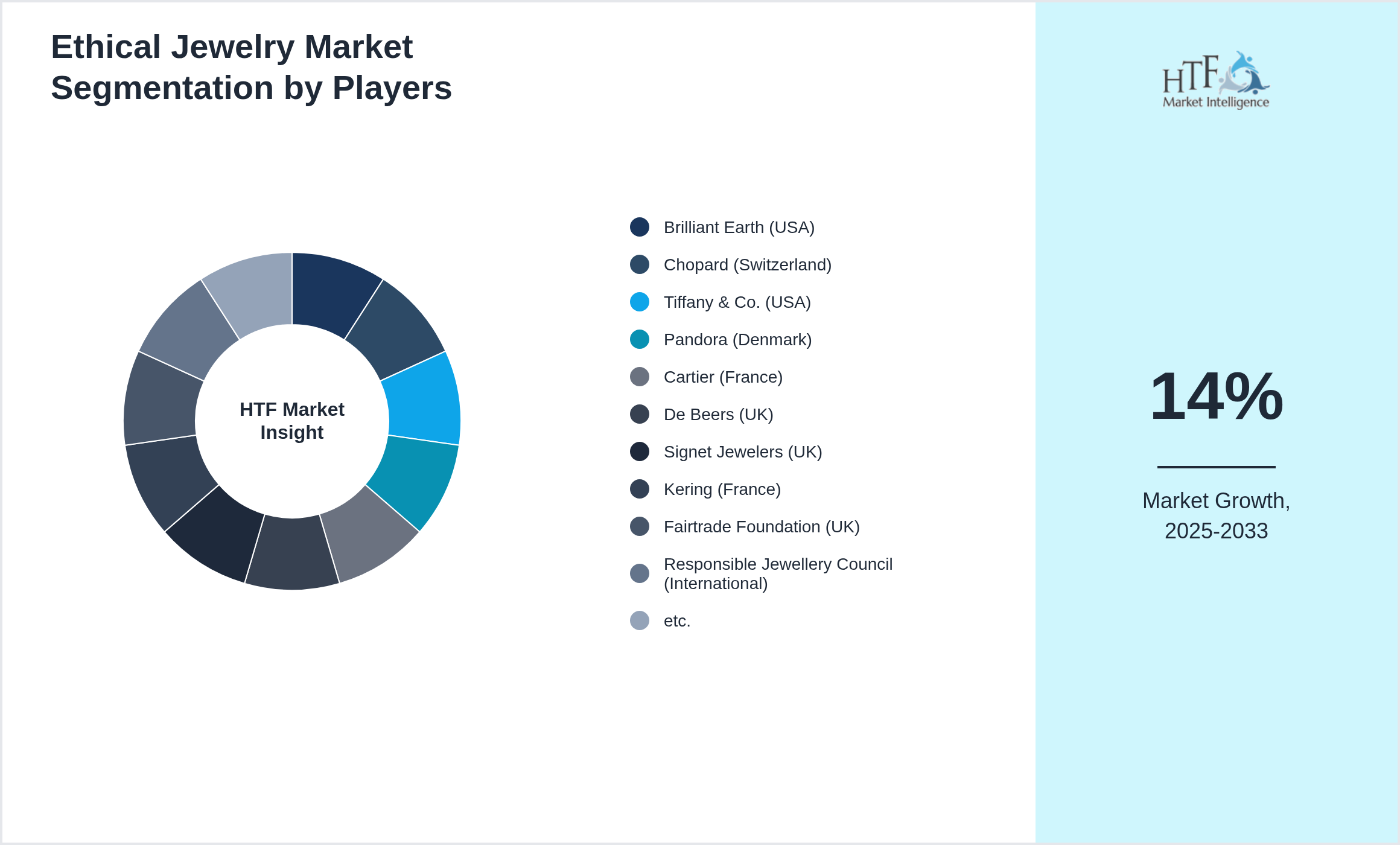 Ethical Jewelry Market Company analysis and in-depth profiling