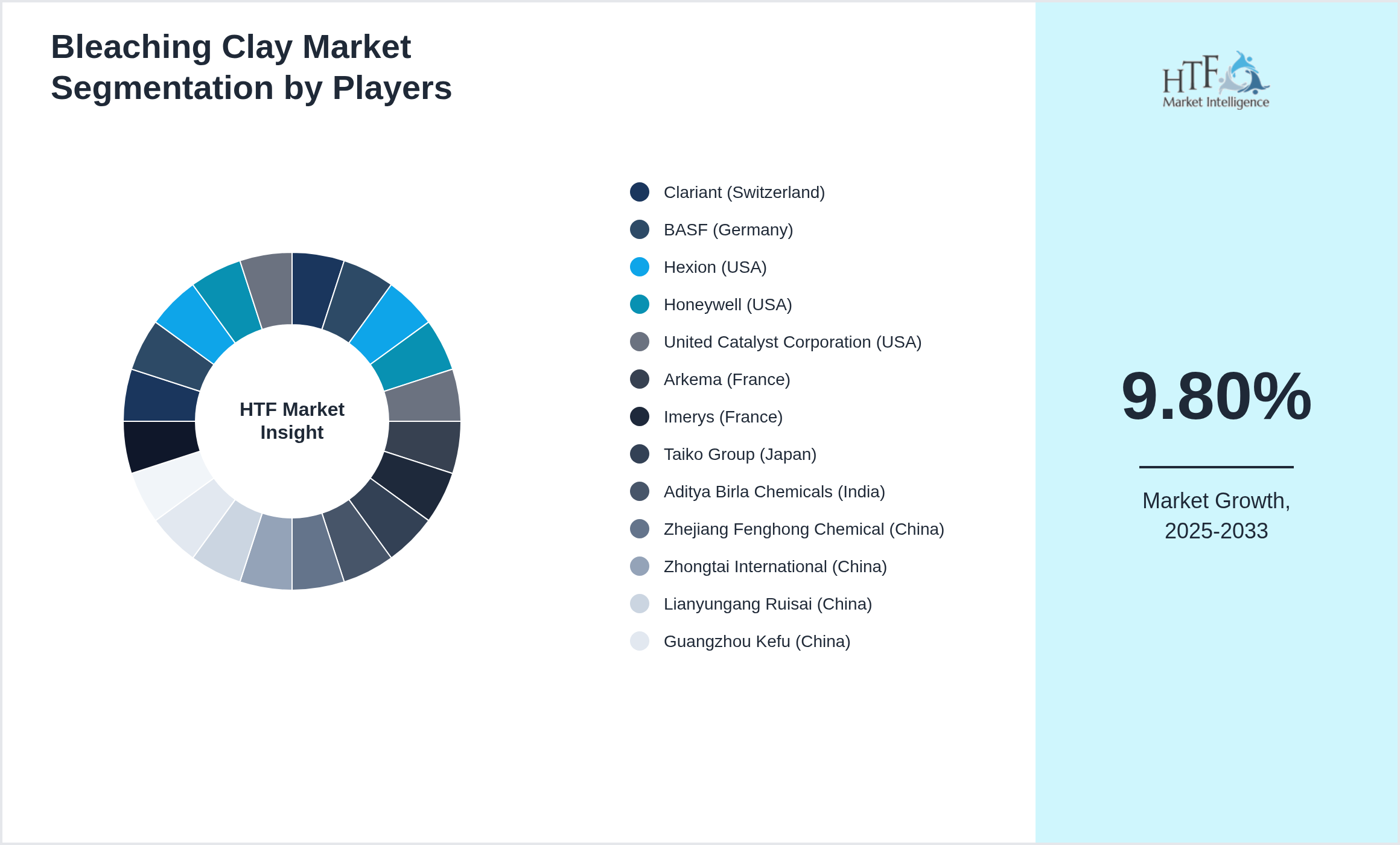 Bleaching Clay Industry Key Players Growth Year on year