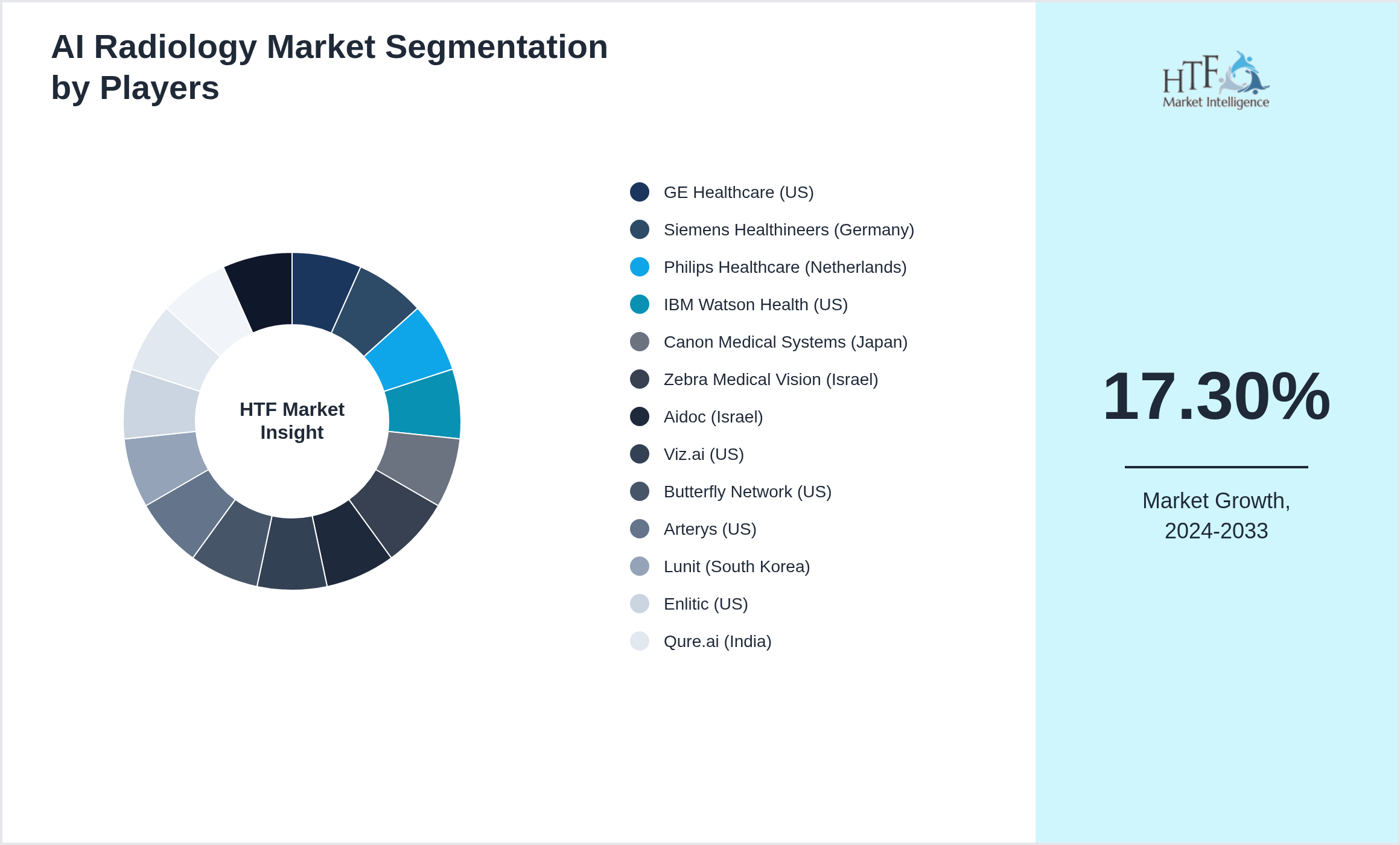 AI Radiology Market Company analysis and in-depth profiling