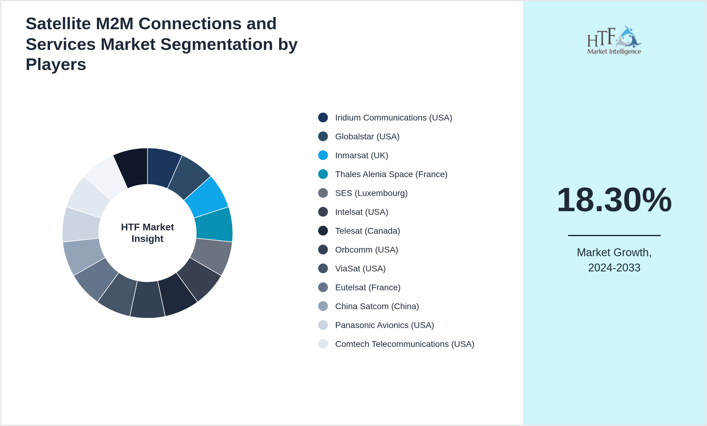 Satellite M2M Connections and Services Industry Key Players Growth Year on year