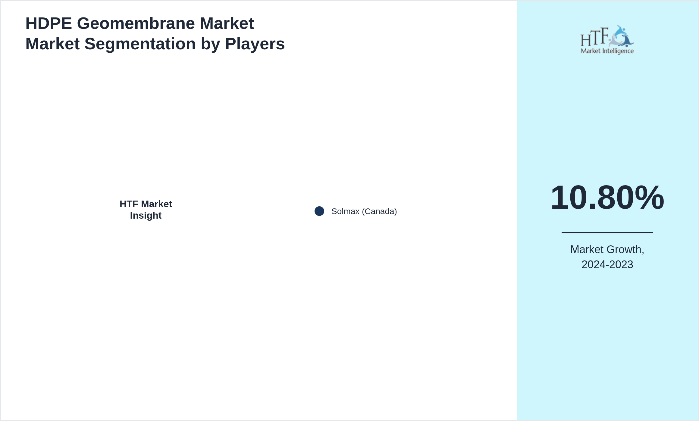 HDPE Geomembrane Market Market Competition Landscape by Solmax (Canada)